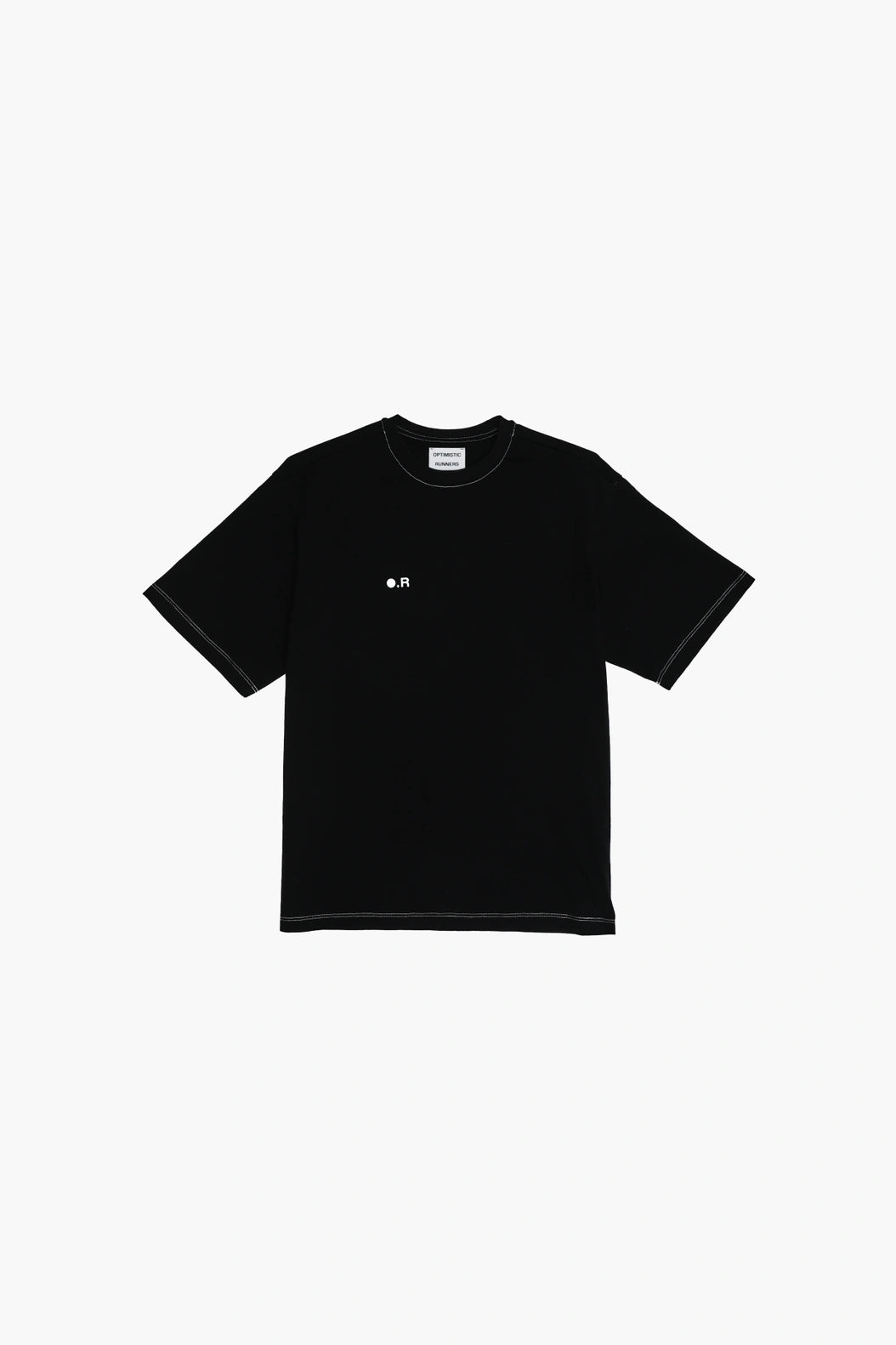 Optimistic Runners, Cotton OR T-shirt, Black