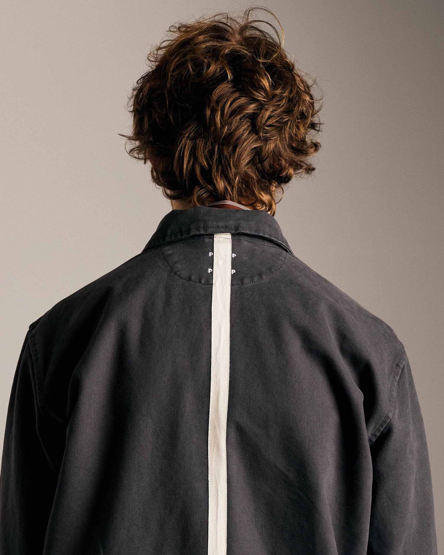 POP Trading Company, POP BEATTIE OVERSHIRT, CHARCOAL
