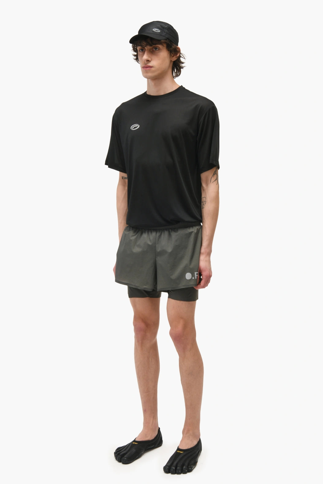 Optimistic Runners, Light symbol cap, Black