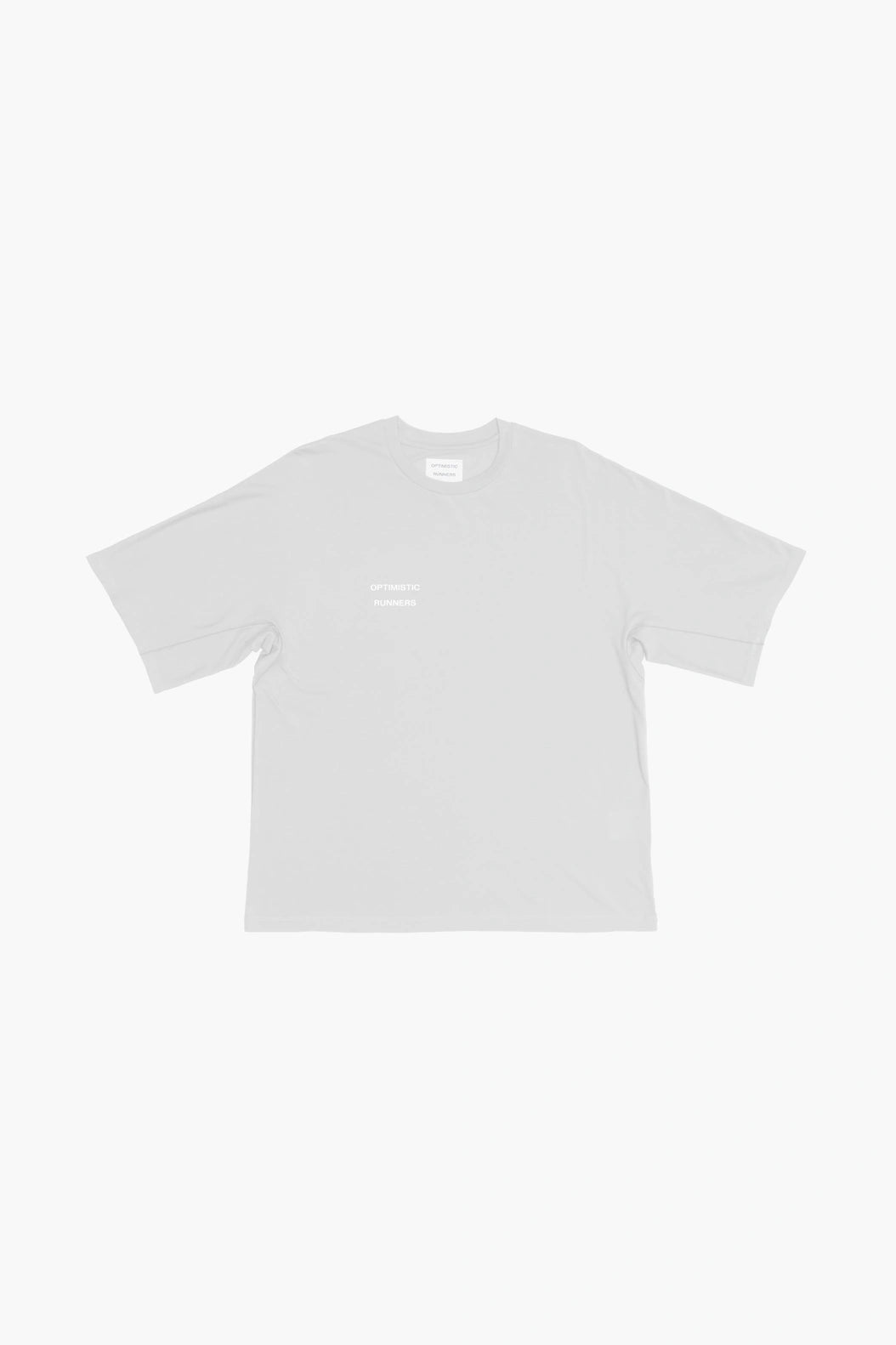Optimistic Runners, Running Cotton T-shirt, Grey