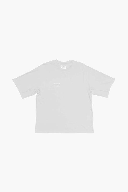 Optimistic Runners, Running Cotton T-shirt, Grey