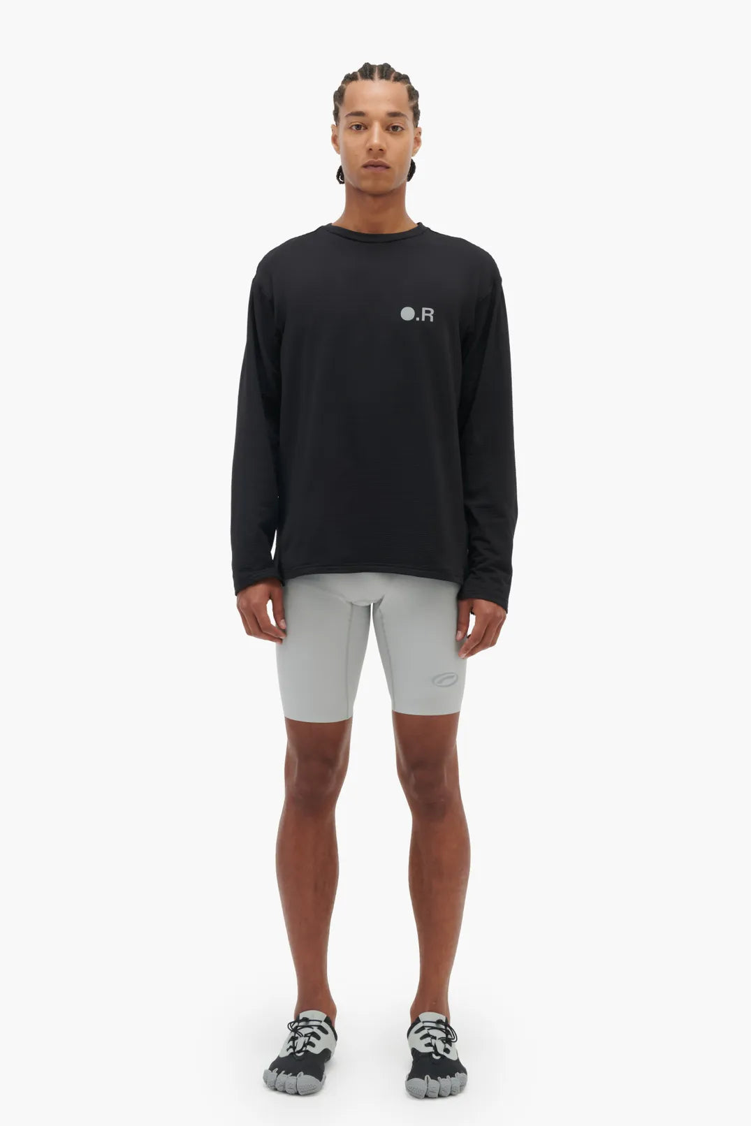 Optimistic Runners, Warm Longsleeve, Black