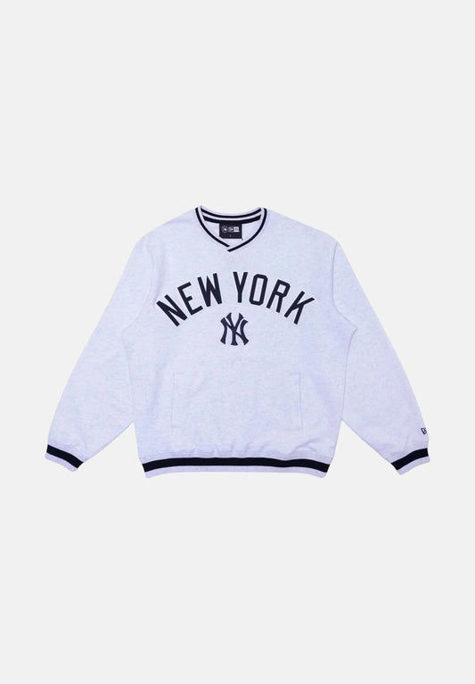 New Era, New York Yankees VARSITY V-NECK, Grey