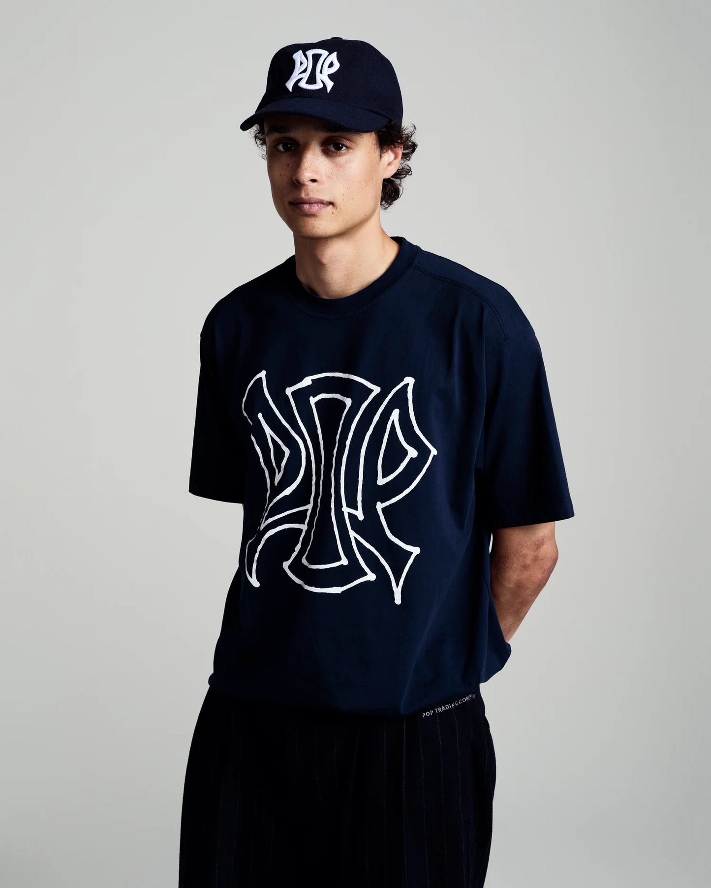 Pop Trading, POP ACID T-SHIRT, NAVY