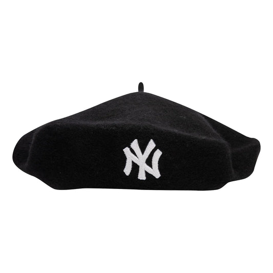 New York Yankees Wool Beret, Black
