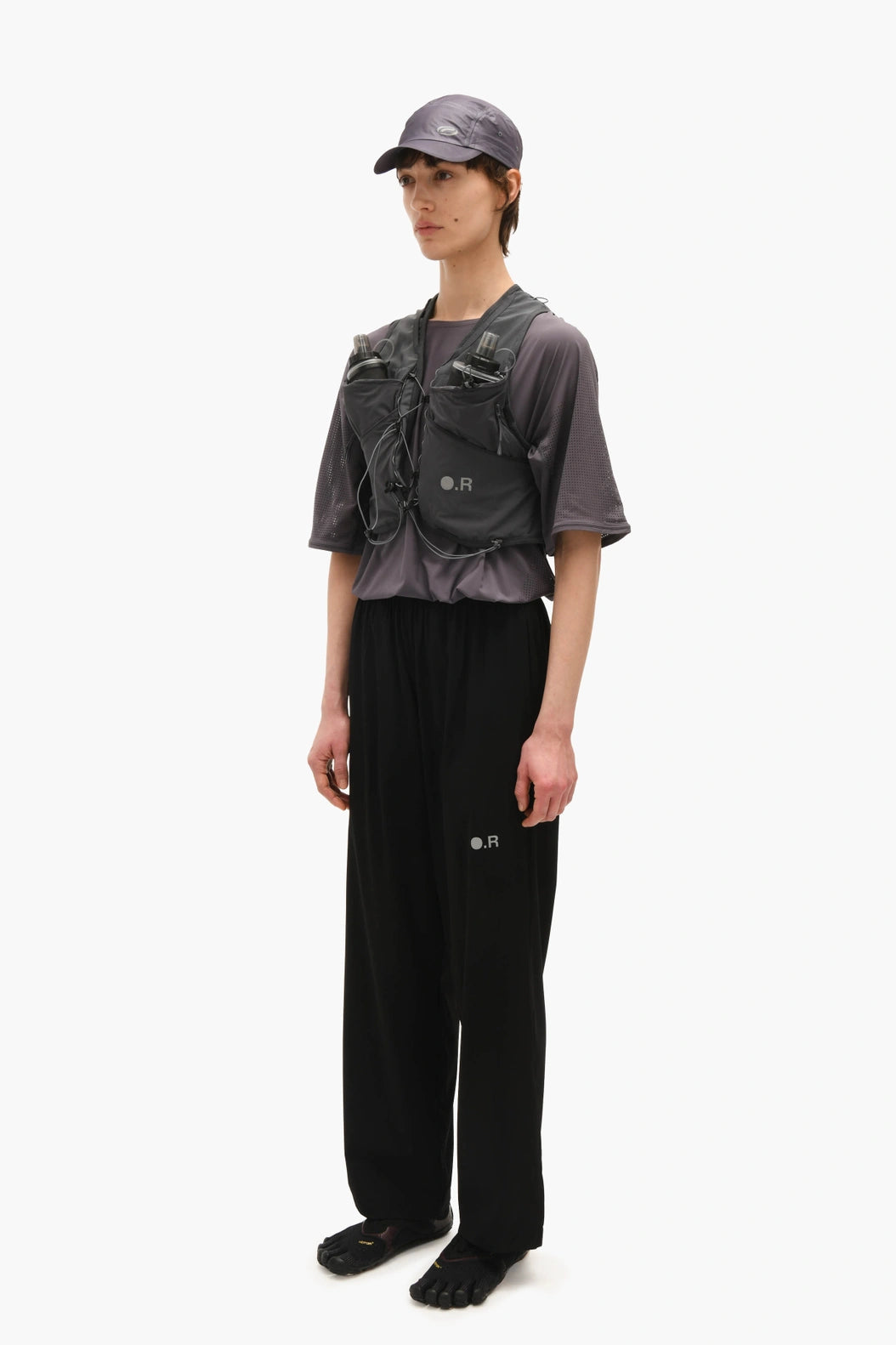 Optimistic Runners, Wide Pant, Black