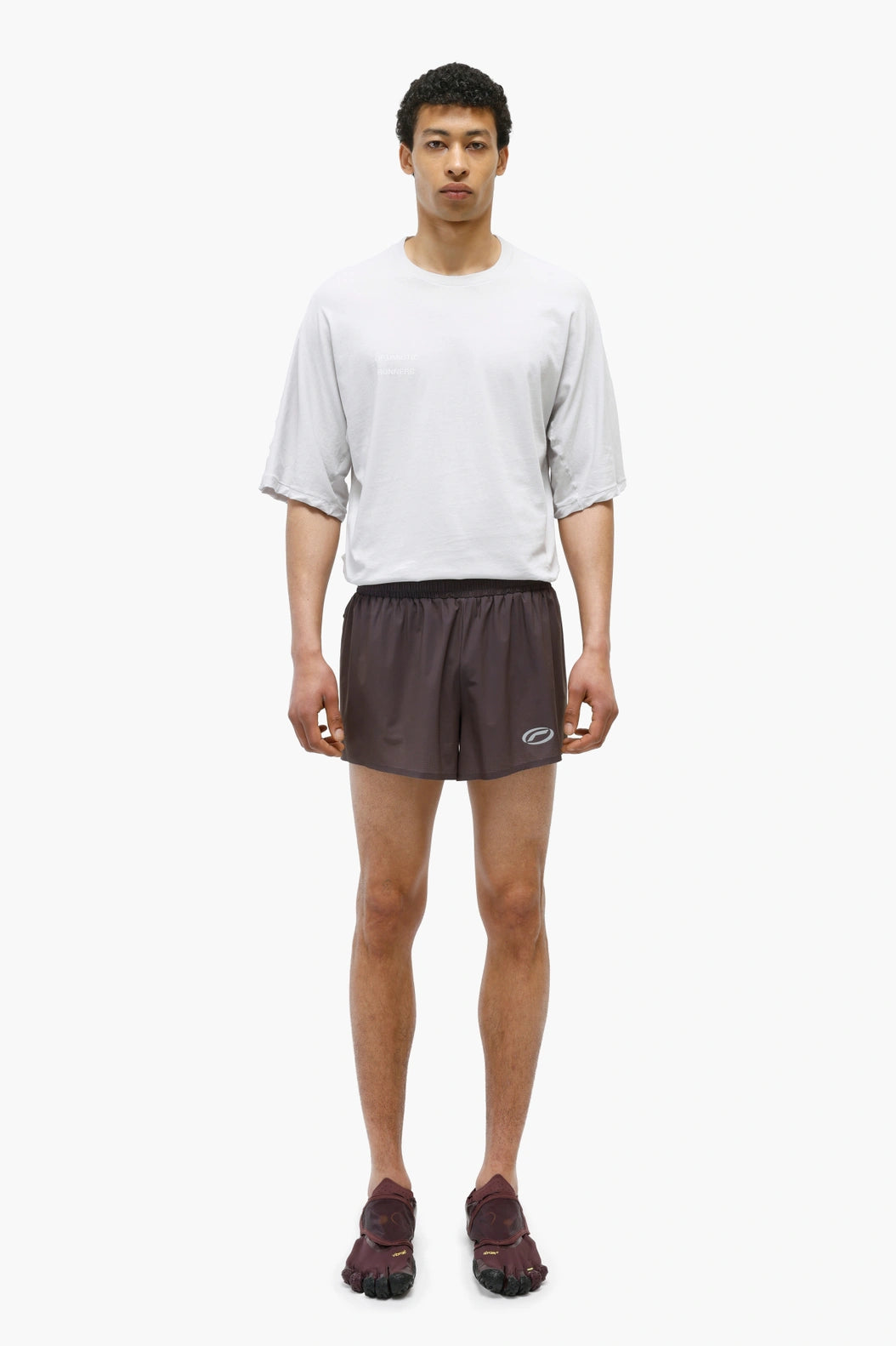 Optimistic Runners, Running Cotton T-shirt, Grey