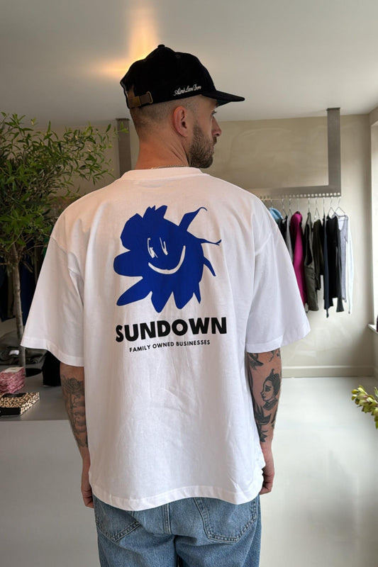 SUNDOWN, SUNNI Box Tee, White