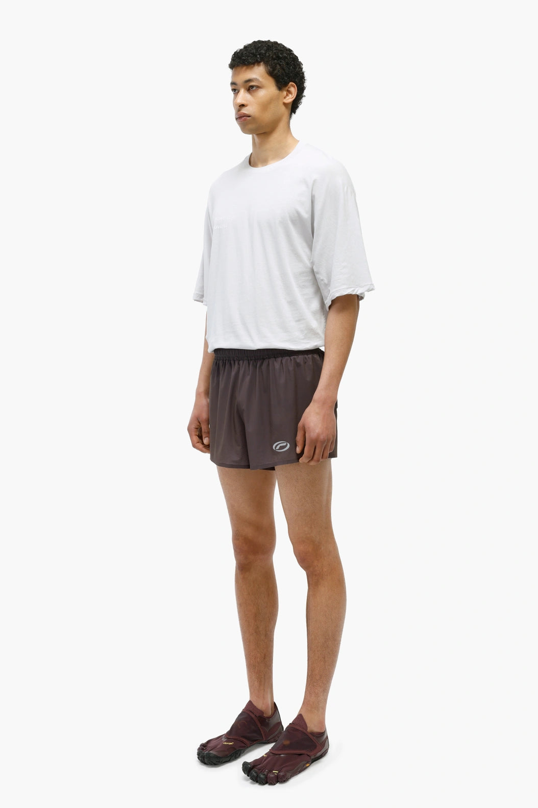Optimistic Runners, Running Cotton T-shirt, Grey