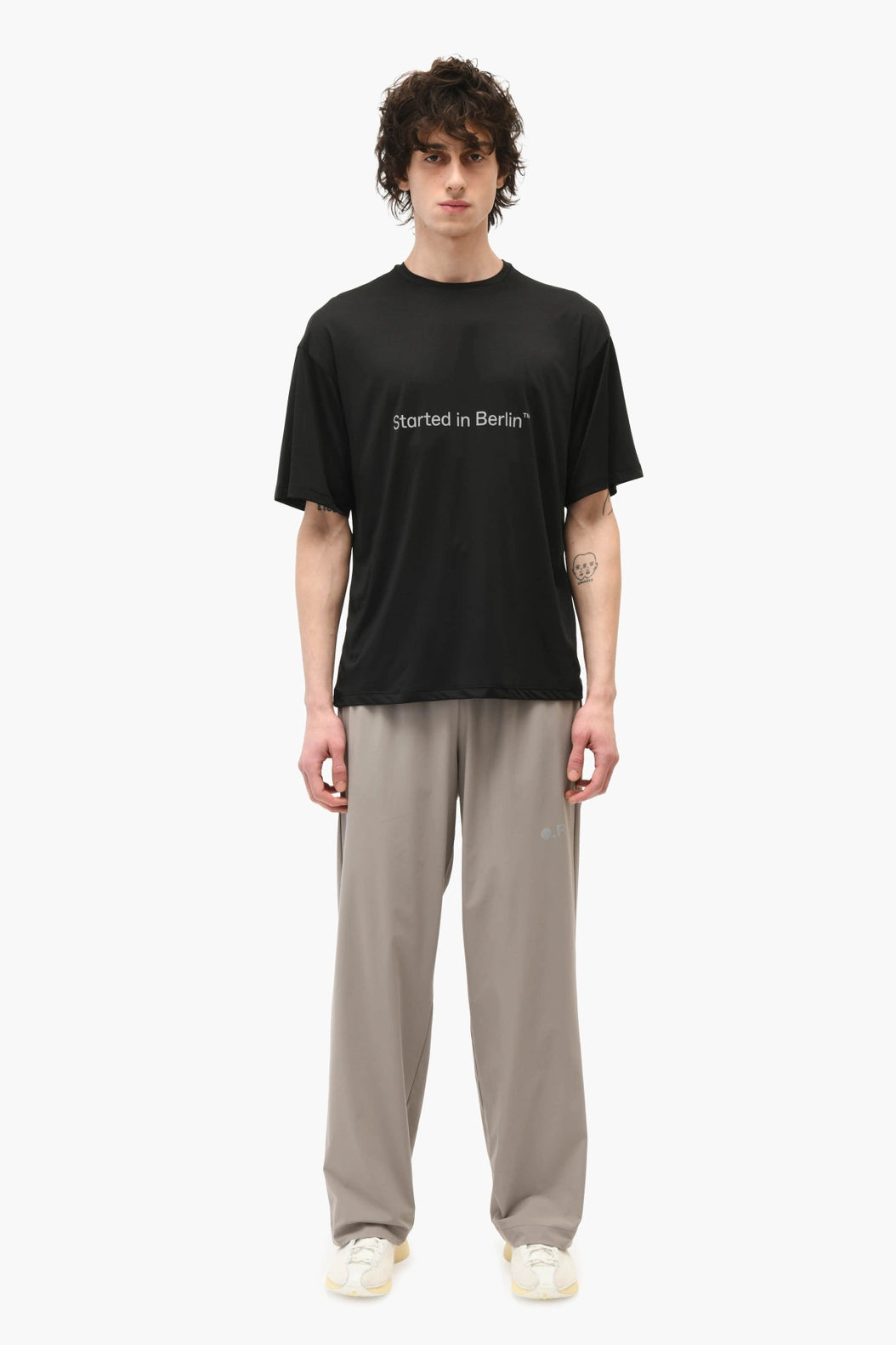 Optimistic Runners, Wide Pant, Camel