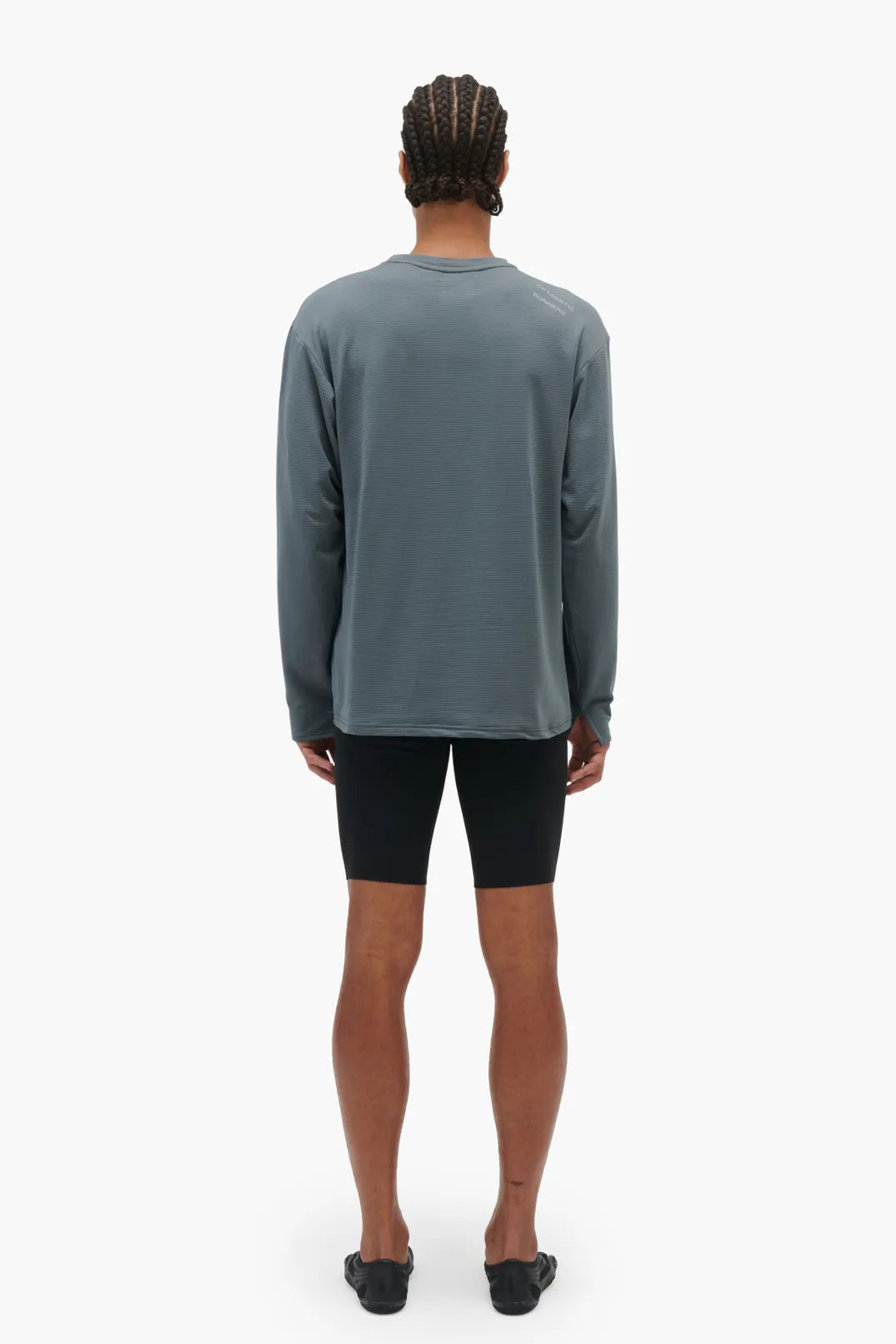 Optimistic Runners, Warm Longsleeve, Metallic Grey