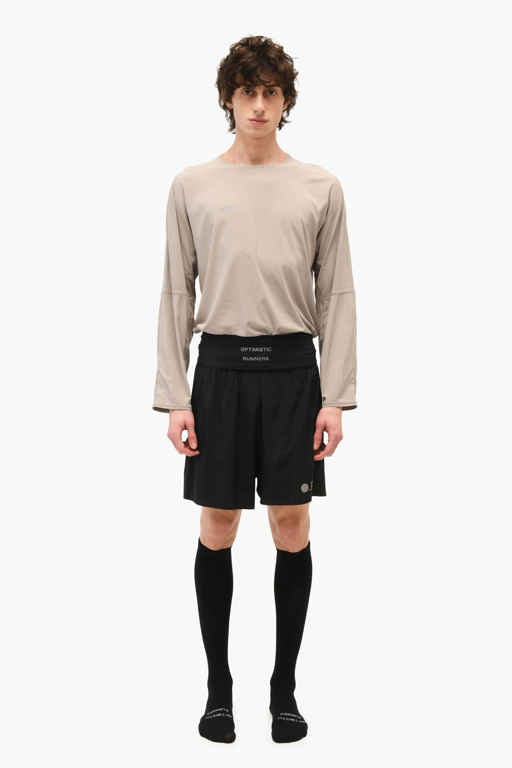 optimistic Runners, Relaxed Shorts, Black