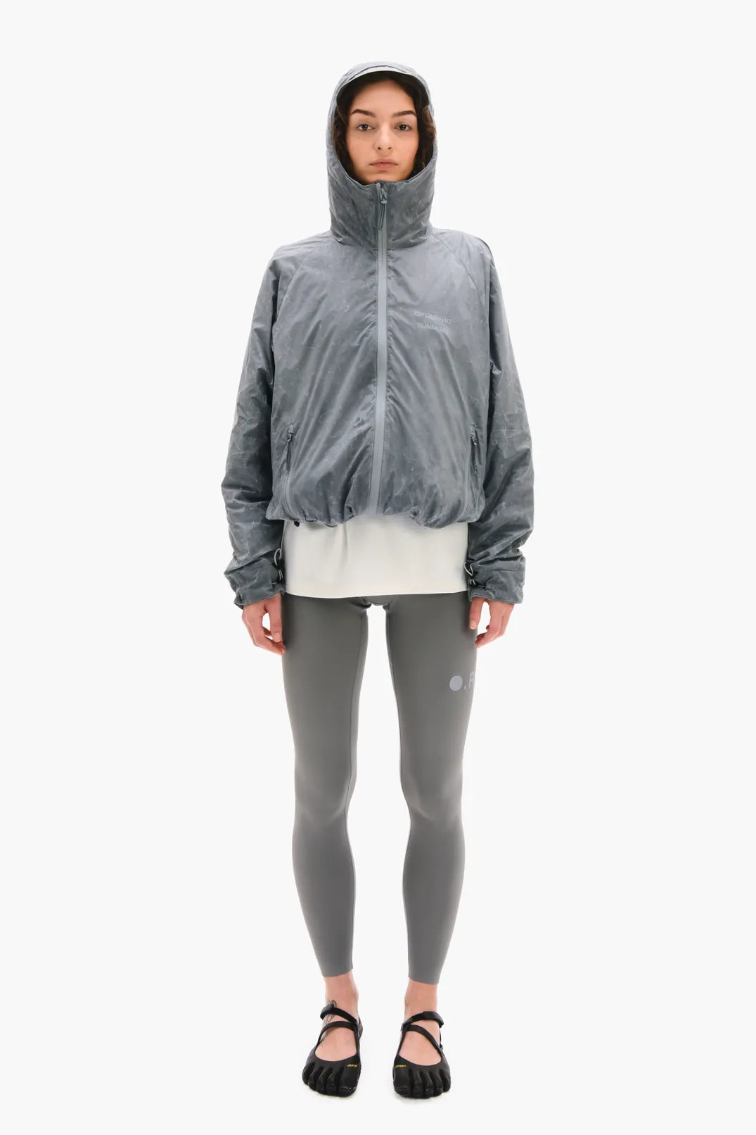 Optimistic Runners, Insulated Jacket,  Waxed Grey