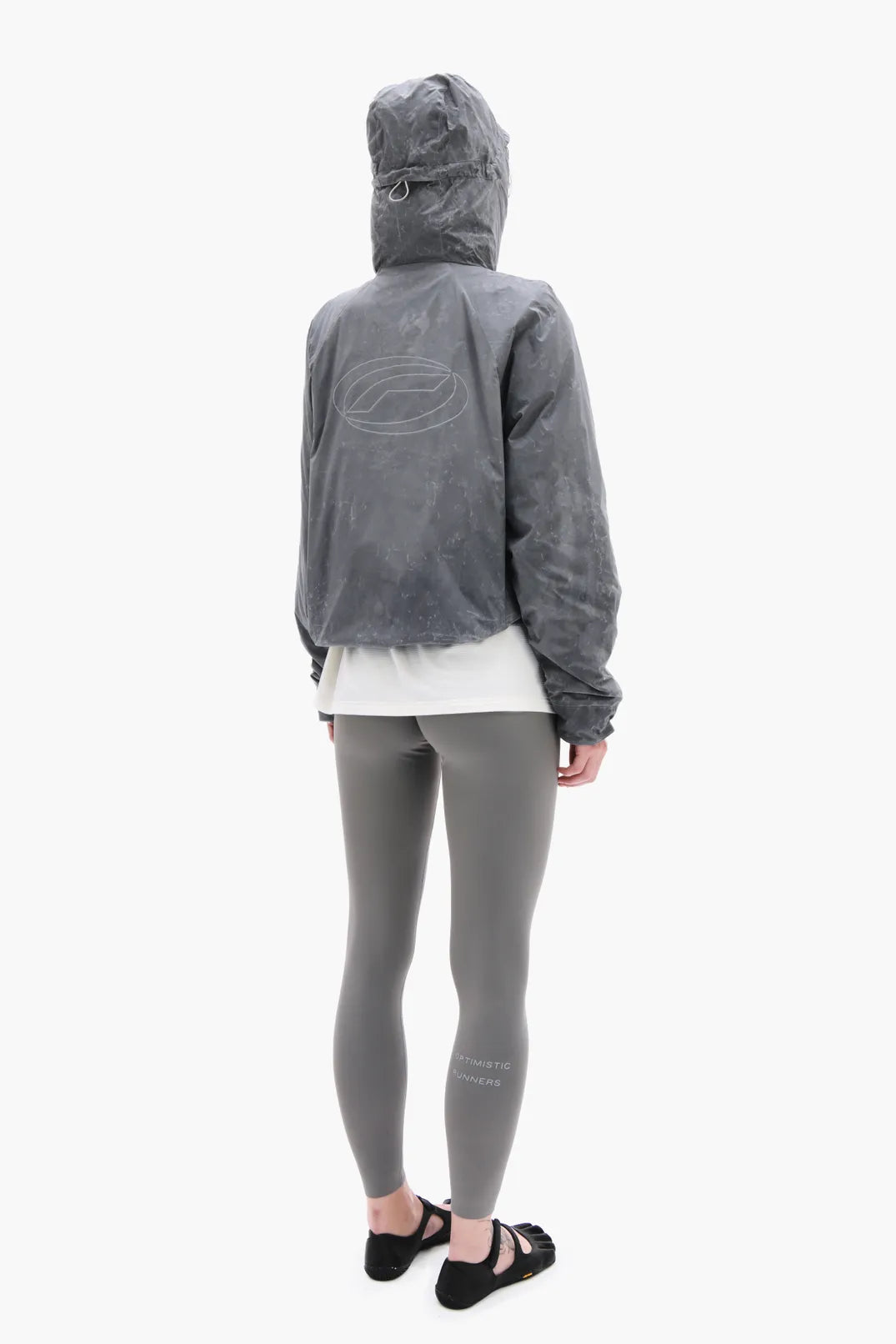 Optimistic Runners, Insulated Jacket,  Waxed Grey