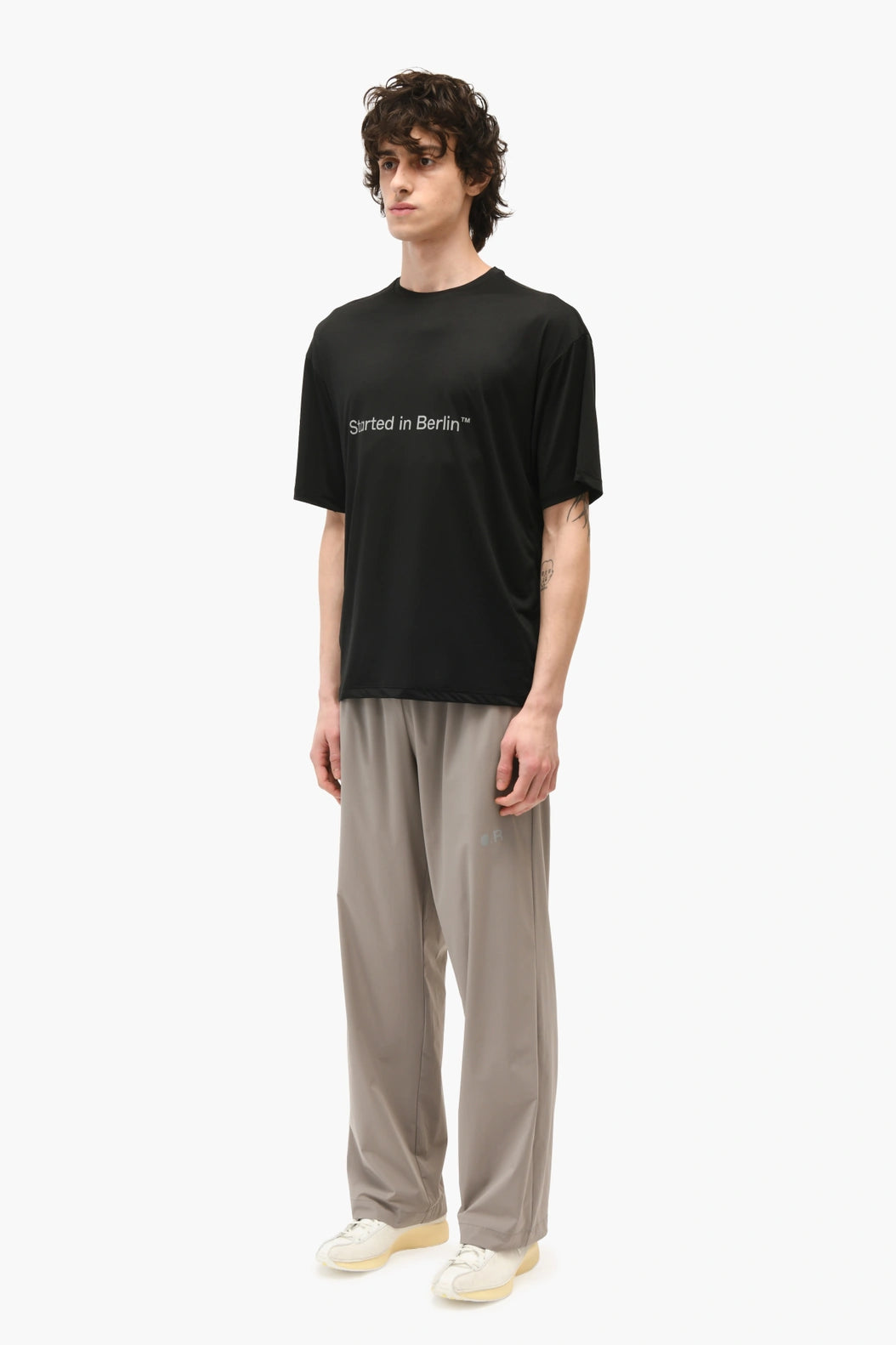 Optimistic Runners, Wide Pant, Camel