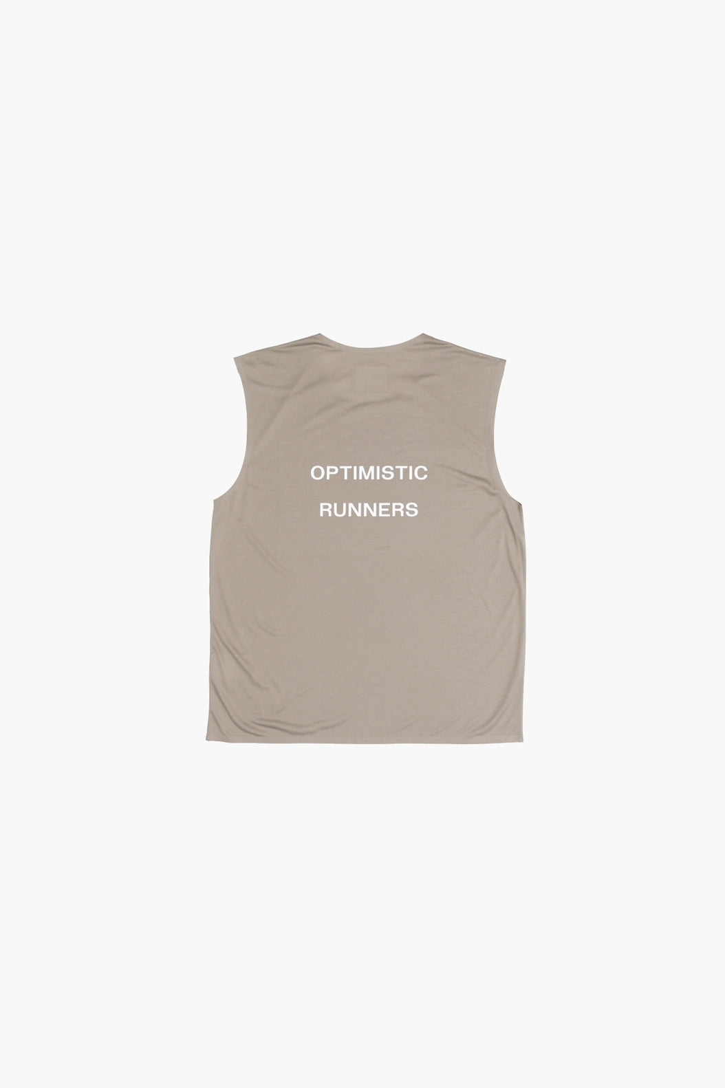 Optimistic Runners, Recycled OR Tank Top, Camel