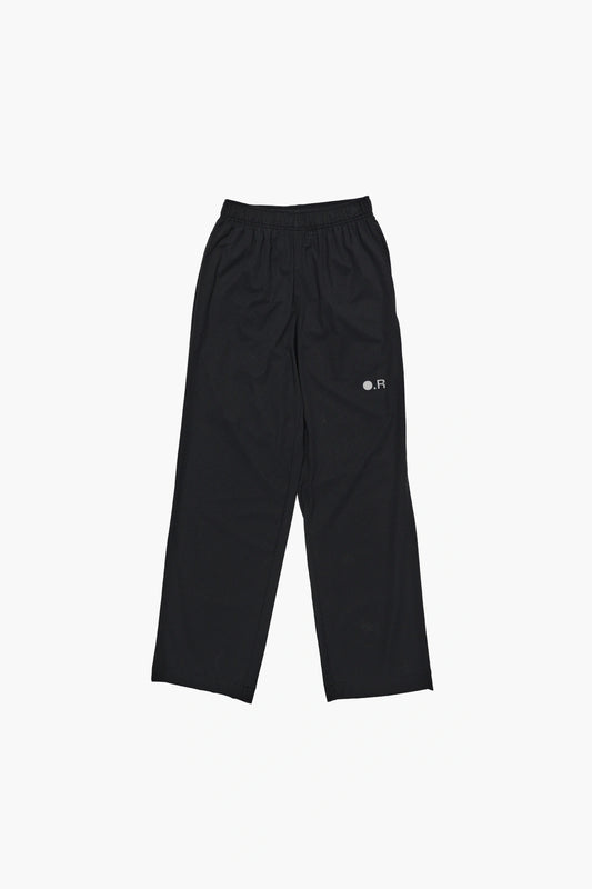 Optimistic Runners, Perforated Wide Pants, Black