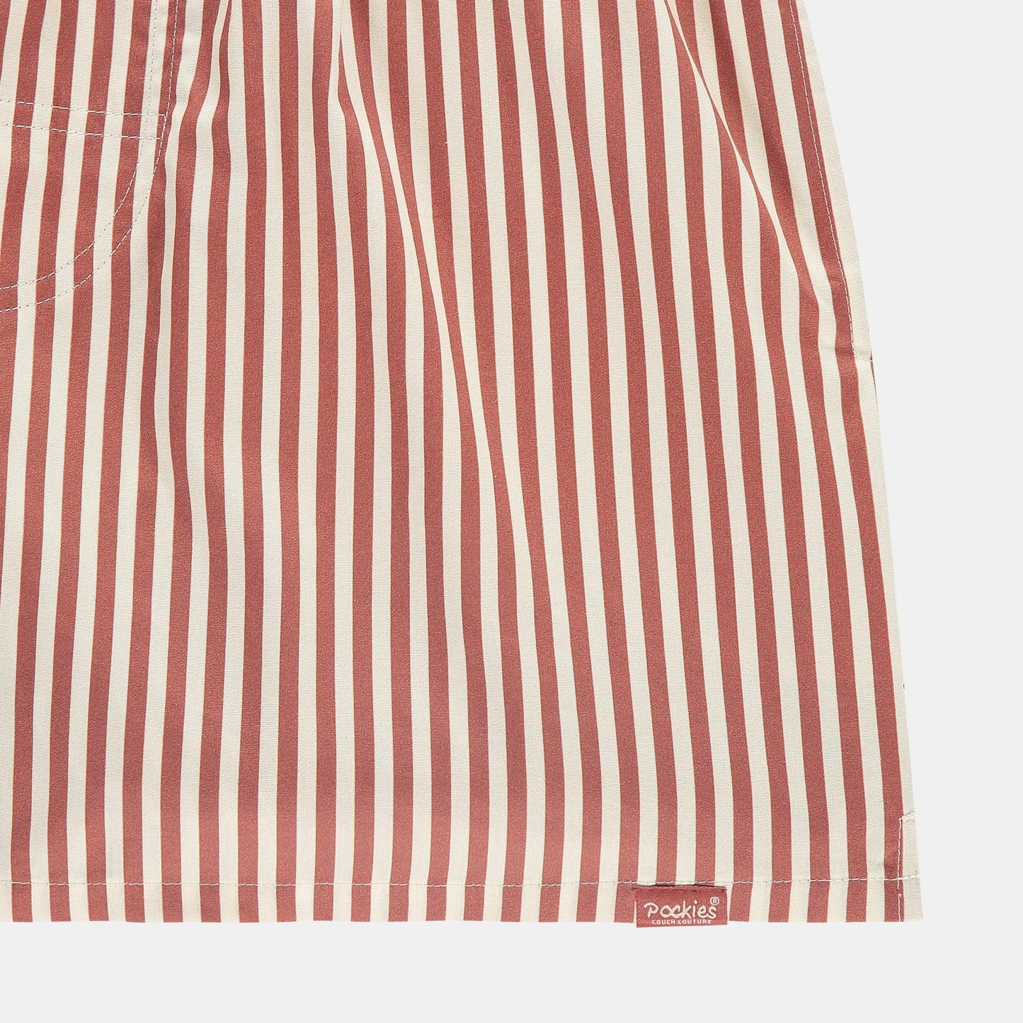 Pockies, Terracotta Striped Boxer Shorts