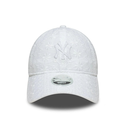 New Era, 9TWENTY New York Yankees Womens Broderie, White