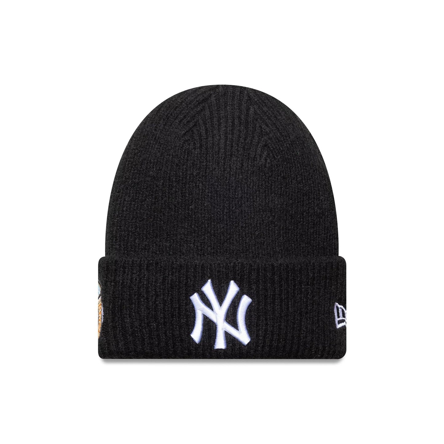 New Era, New York Yankees World Series Black Cuff Knit Beanie, Black