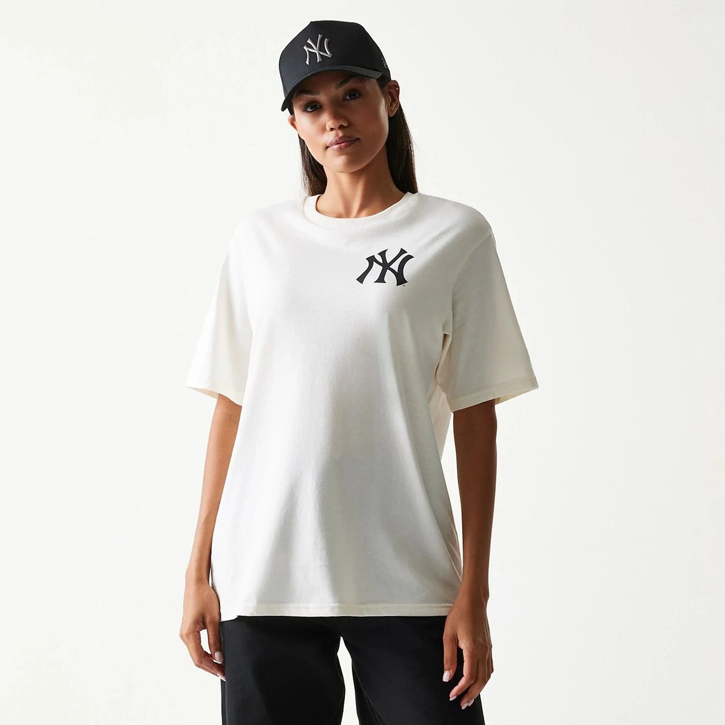 New Era, New York Yankees Food Graphic T-Shirt, White