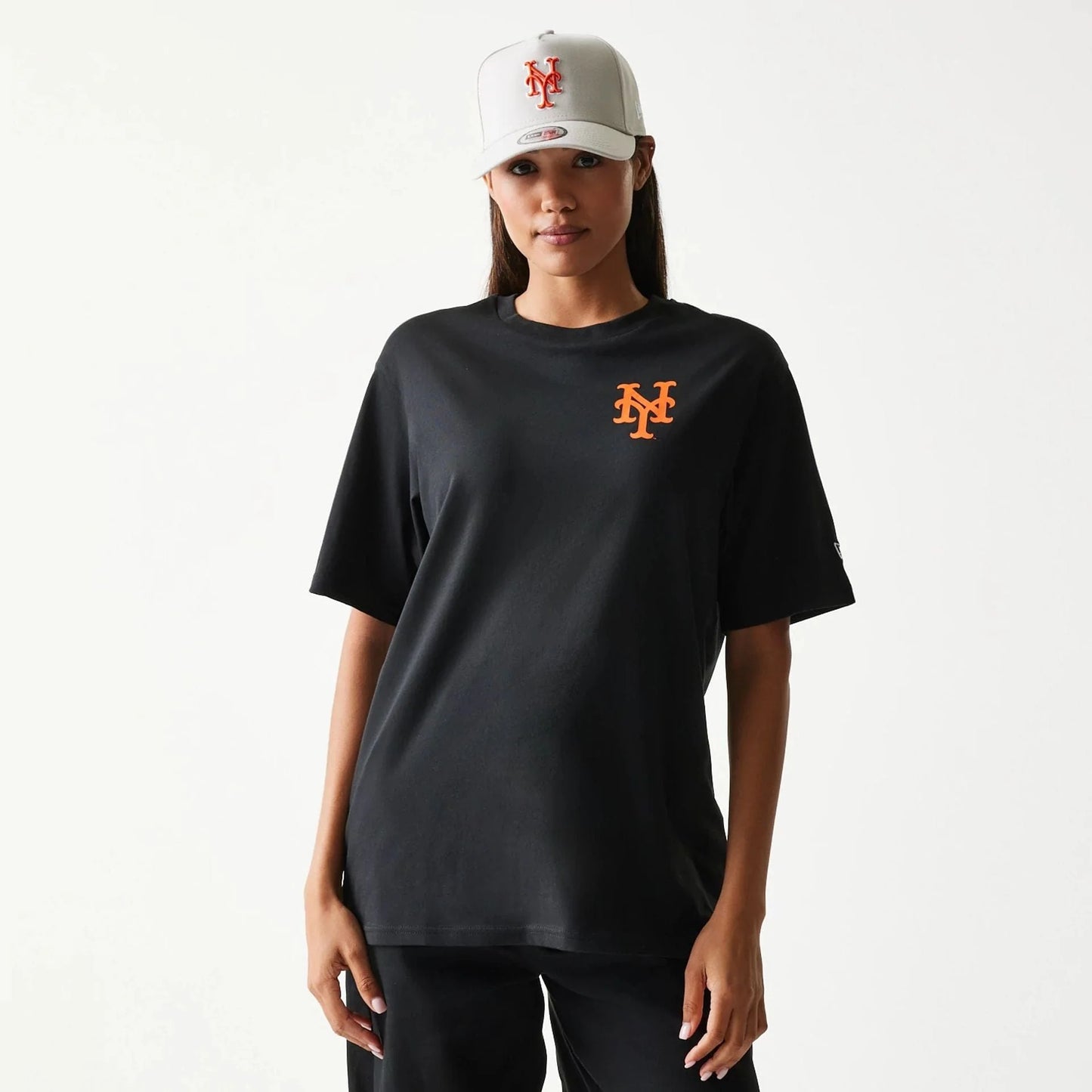 New Era, New York Mets Food Graphic T-Shirt, Black