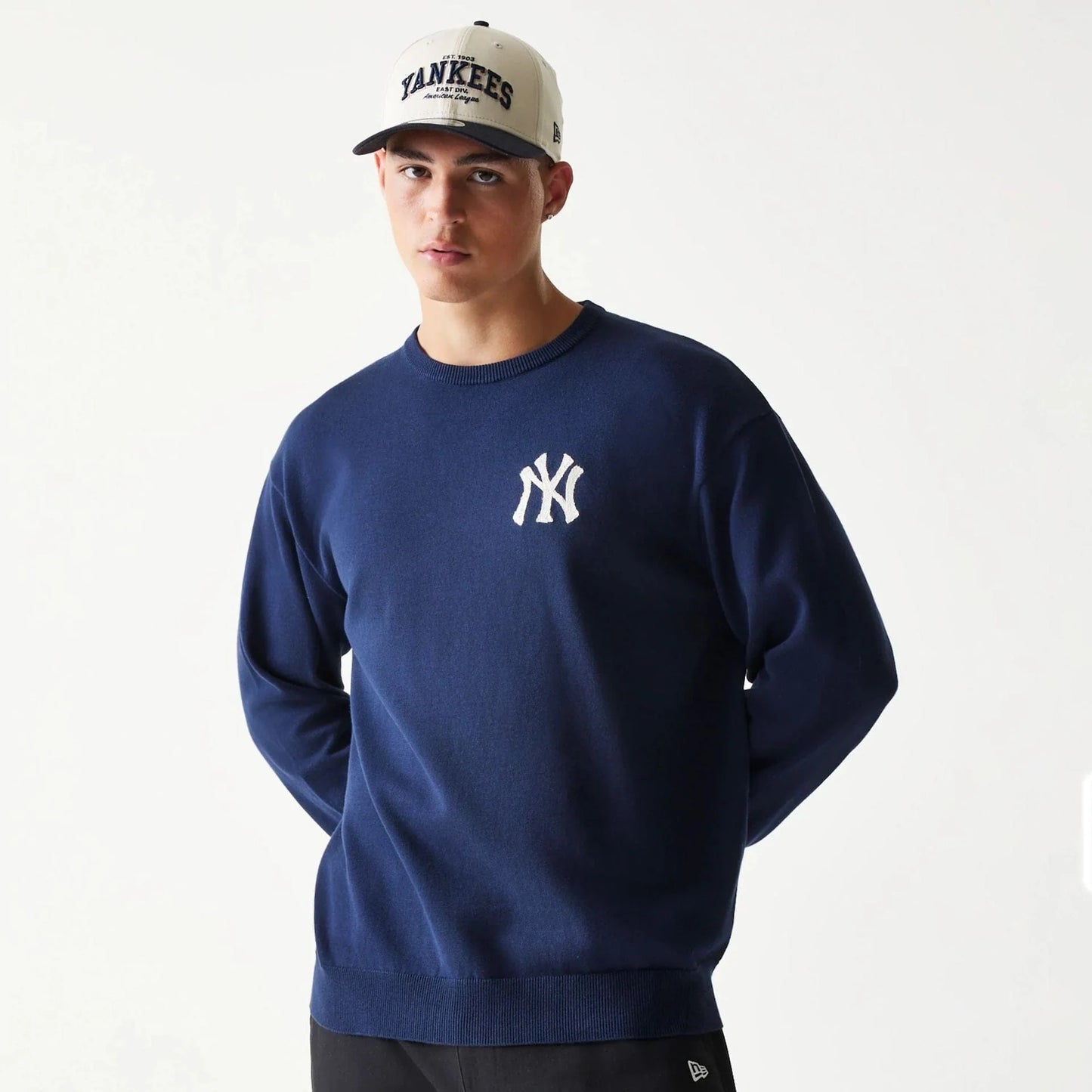 New Era, New York Yankees Knitted Sweater, Navy