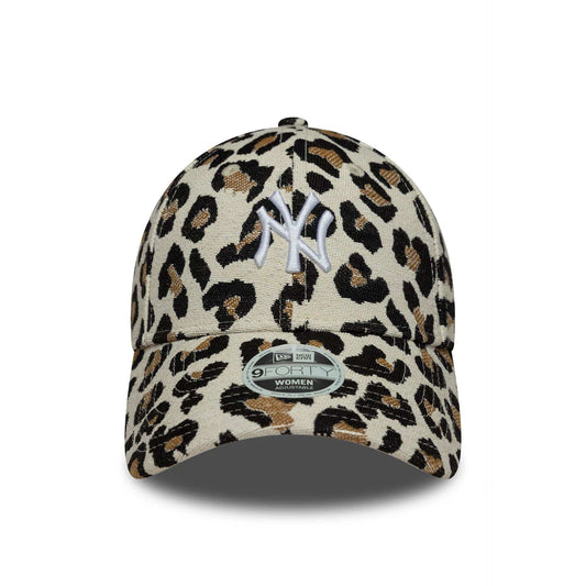 New Era, 9FORTY Women's New York Yankees Leopard, Light Beige