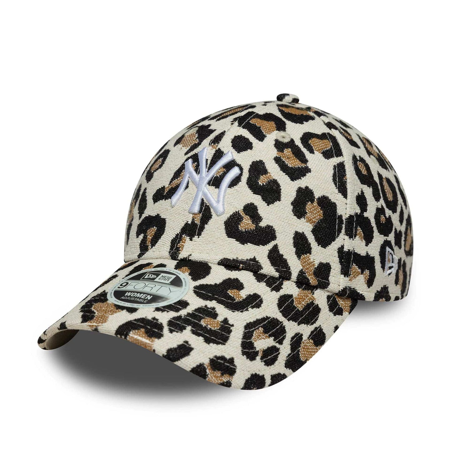 New Era, 9FORTY Women's New York Yankees Leopard, Light Beige
