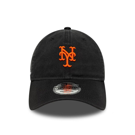 New Era, 9Twenty New York Mets Washed Script, Black