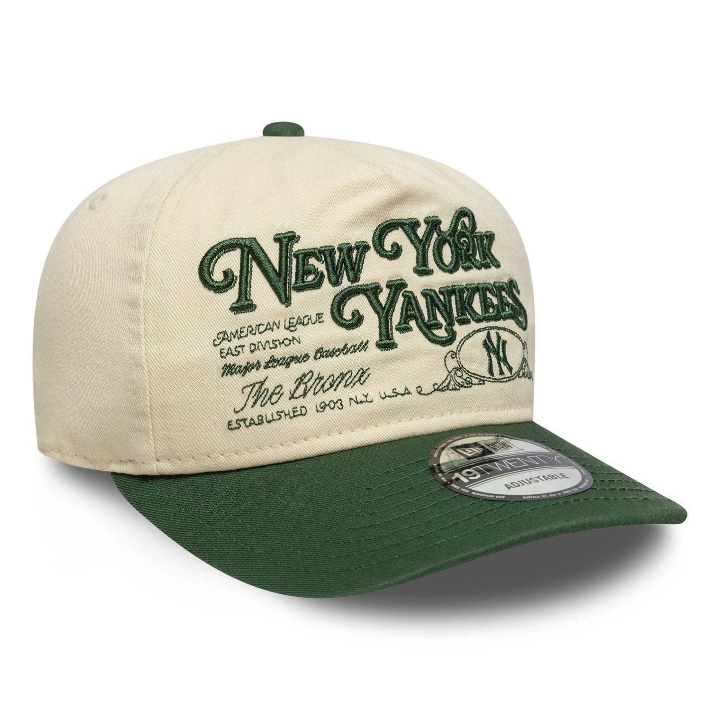 New Era, 19TWENTY New York Yankees Washed Graphic, Dark Green