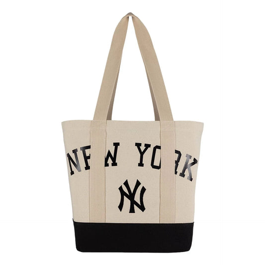 New Era, New York Yankees Tote Bag, Light Beige