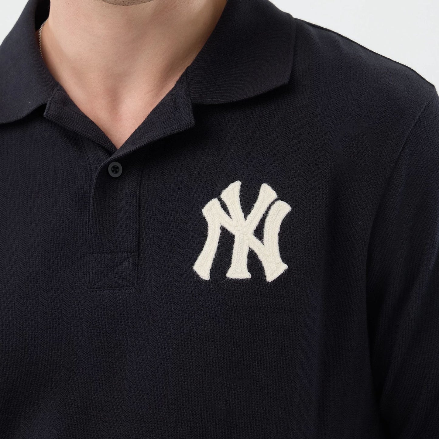 New Era, New York Yankees Rib Polo, Navy