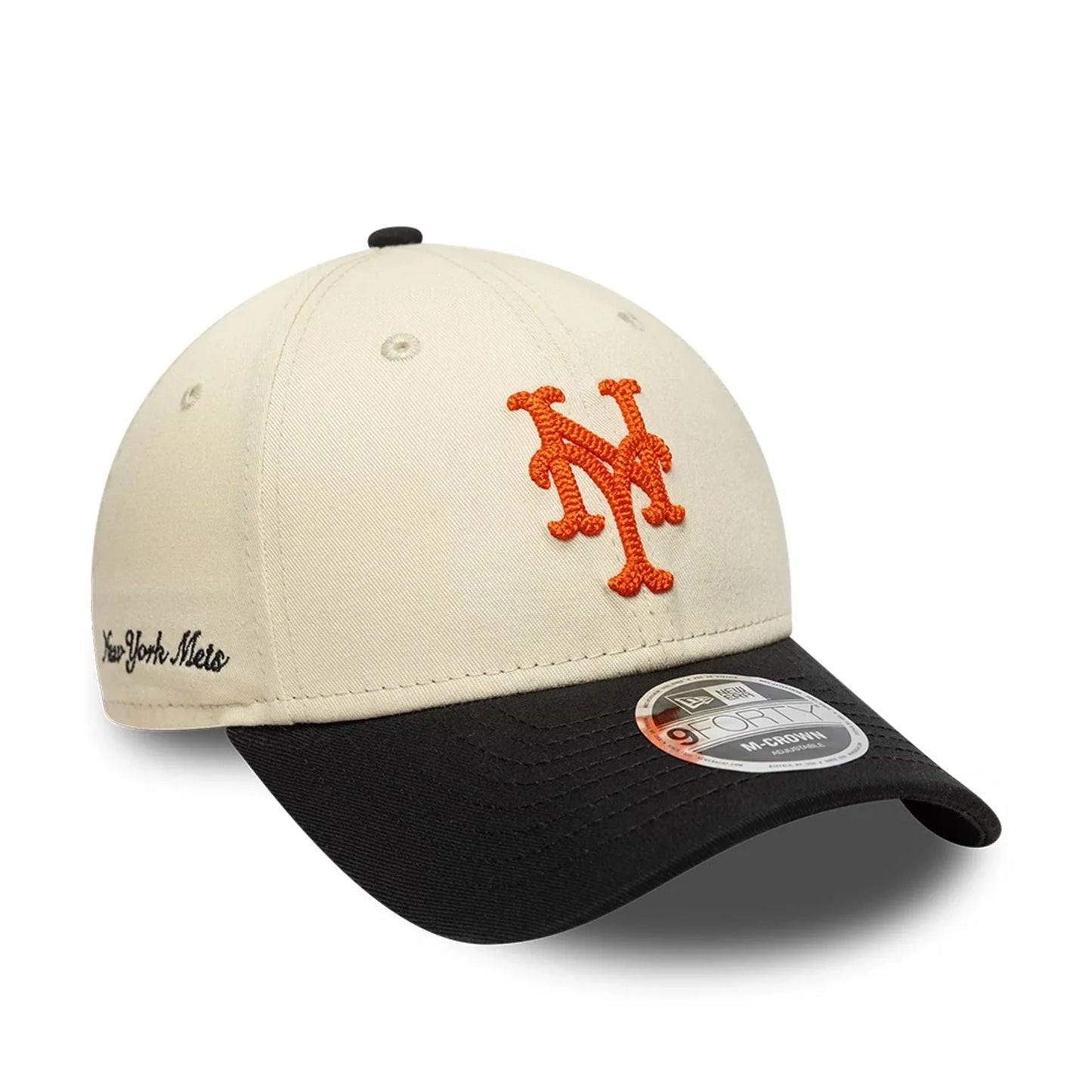 New Era, 9FORTY M-Crown New York Mets, Cream