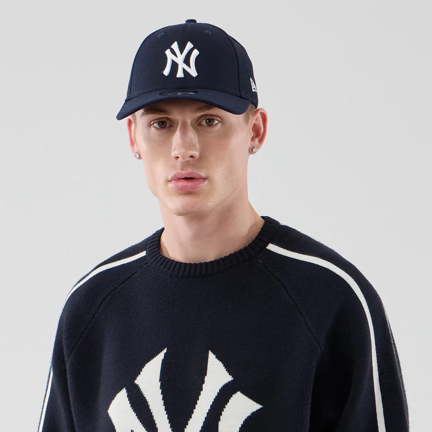 New Era, New York Yankees Knit Knitted Sweater, Navy