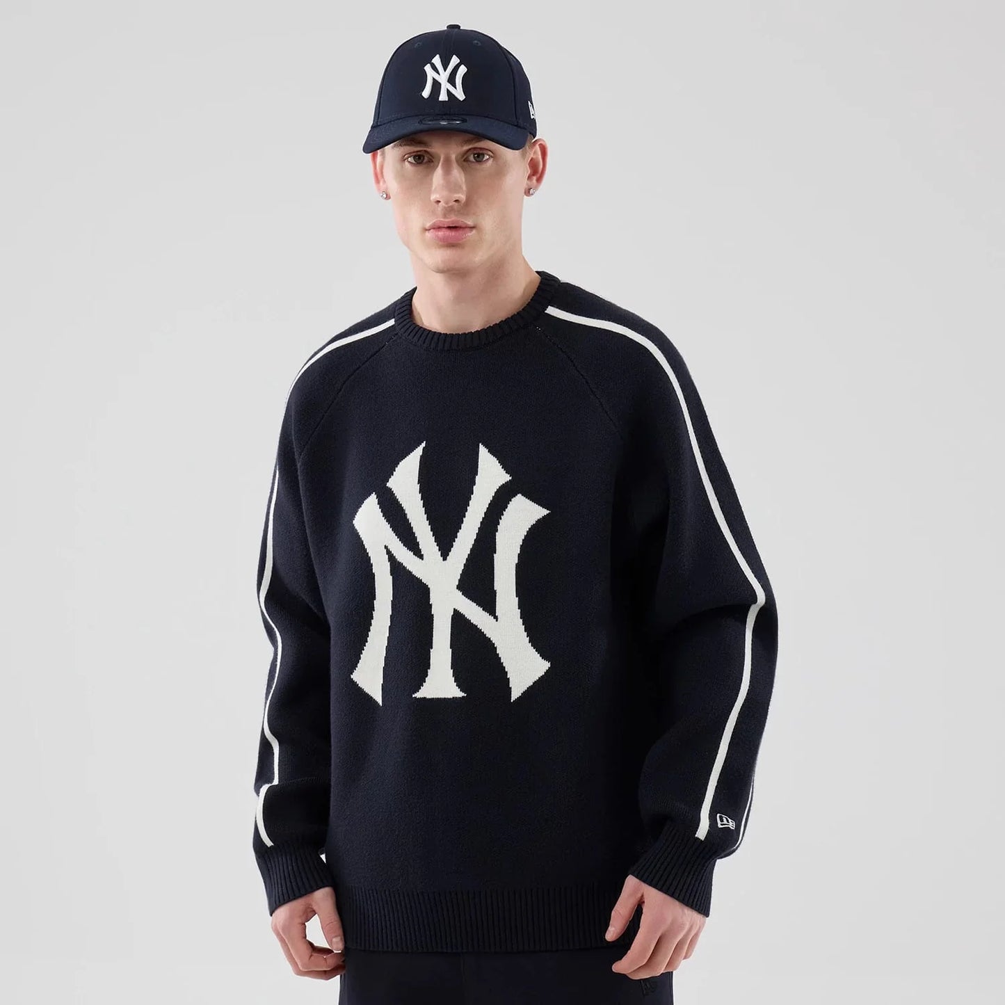 New Era, New York Yankees Knit Knitted Sweater, Navy