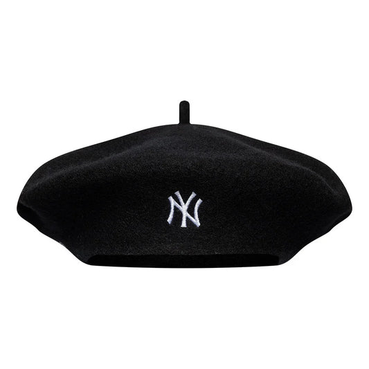 New Era, Beret New York Yankees Wool Script, Black