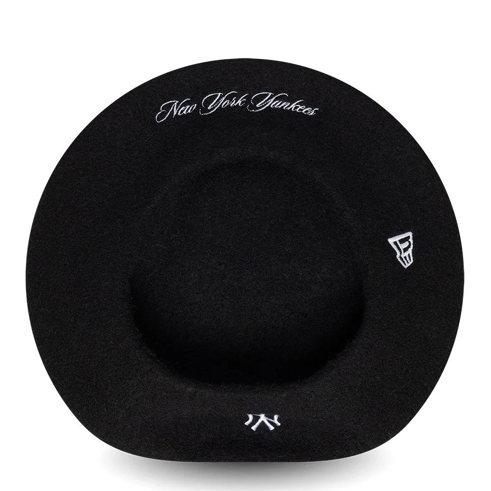 New Era, Beret New York Yankees Wool Script, Black