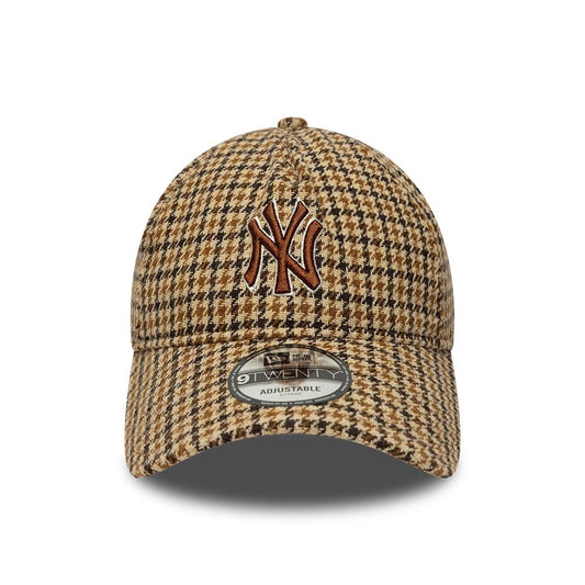 New Era, 9TWENTY New York Yankees MLB Check, Beige