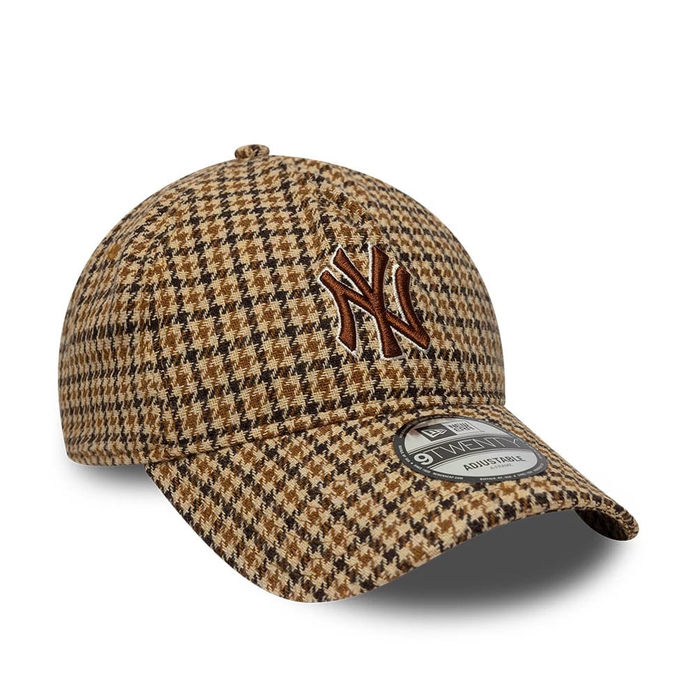 New Era, 9TWENTY New York Yankees MLB Check, Beige