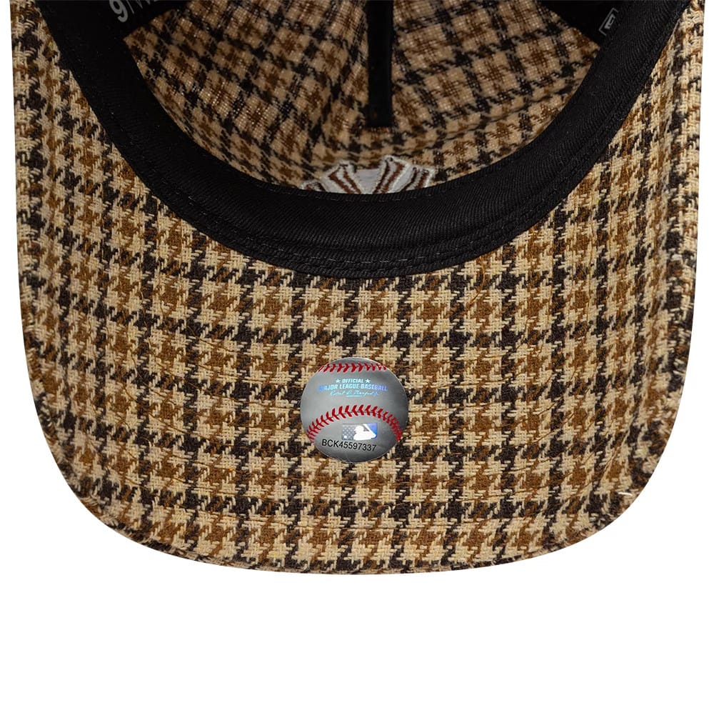 New Era, 9TWENTY New York Yankees MLB Check, Beige