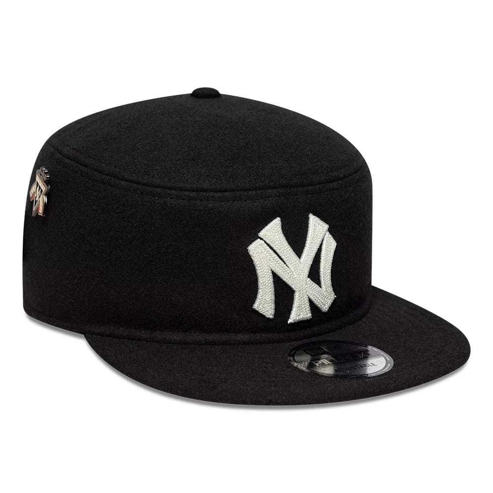 New Era, New York Yankees Cooperstown Pin Pillbox, Black