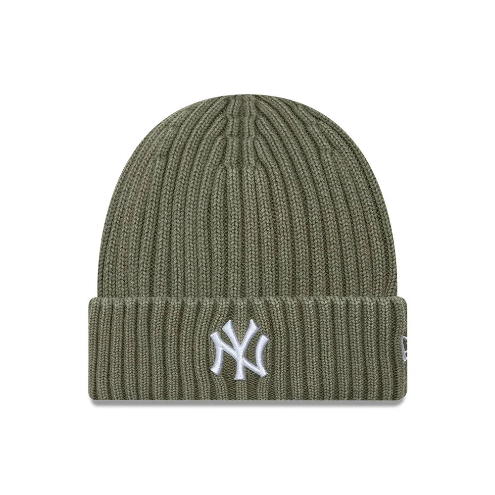 New Era, New York Yankees Washed Beanie, Green