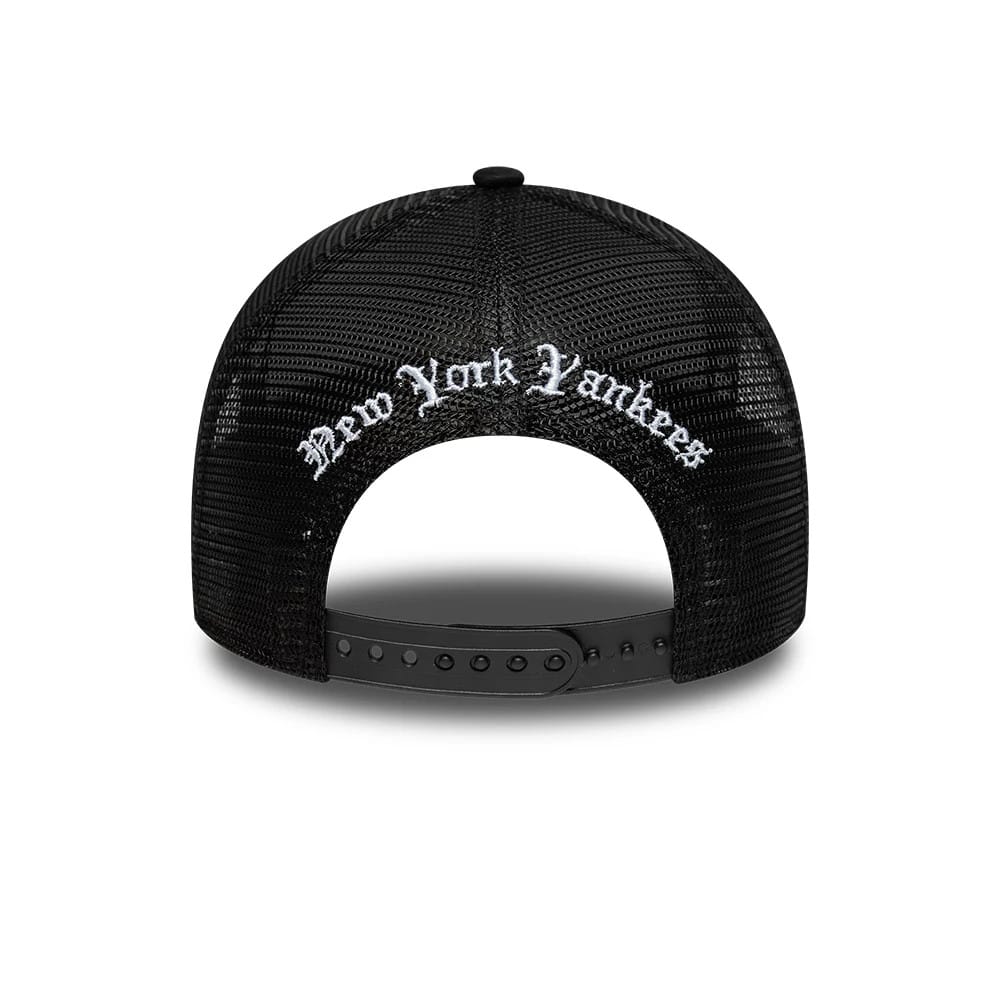 New Era, 9FORTY A-Frame Trucker New York Yankees, Black