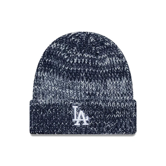 New Era, LA Dodgers Chunky Knit Cuff Beanie Hat, Blue