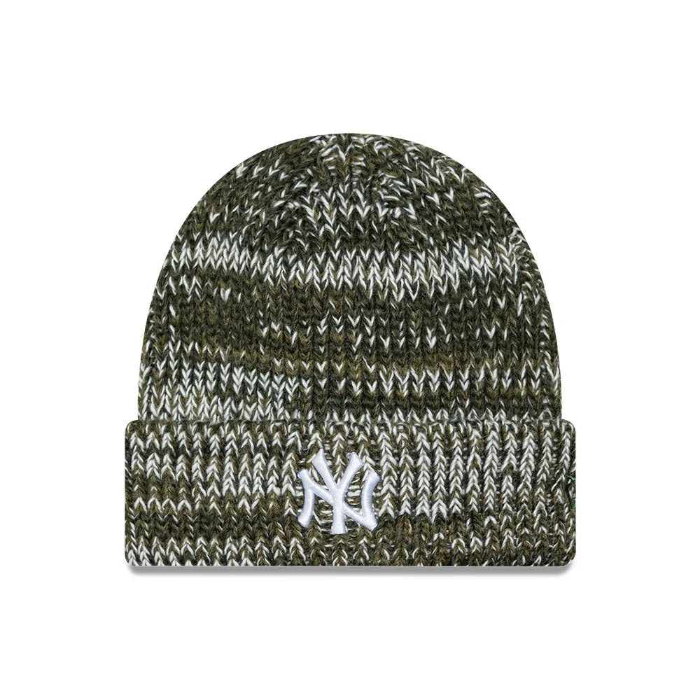 New Era, New York Yankees Chunky Knit Cuff Beanie Hat, Green