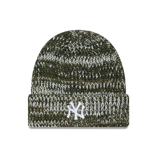 New Era, New York Yankees Chunky Knit Cuff Beanie Hat, Green