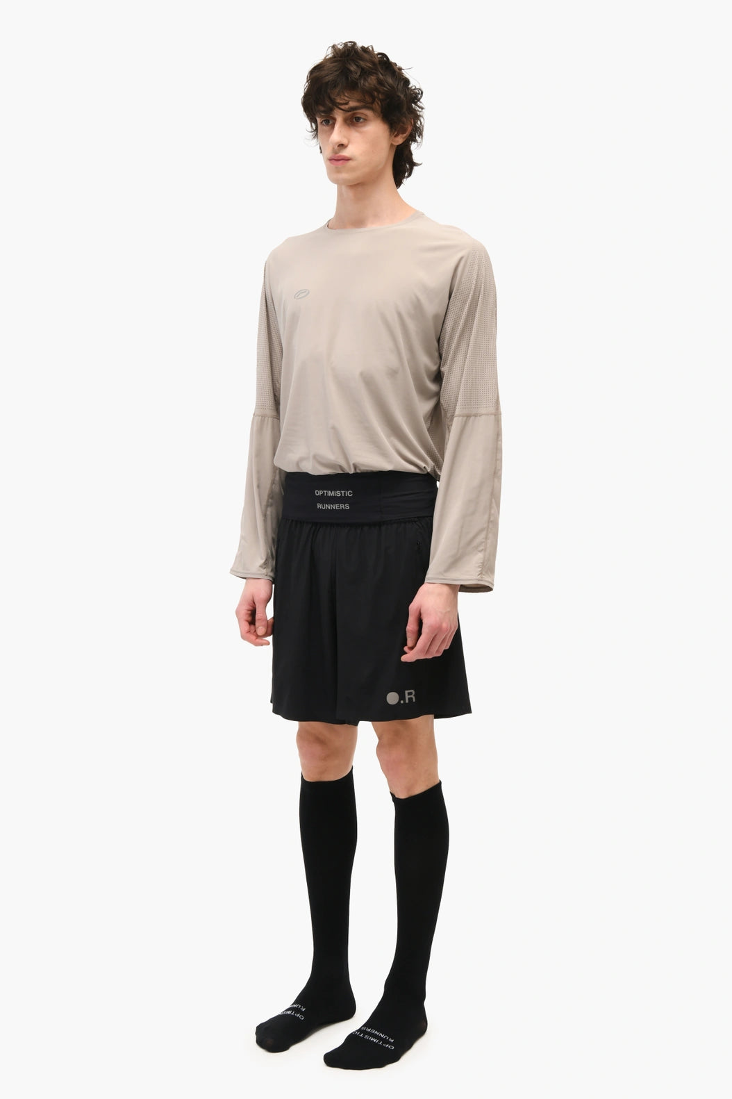 optimistic Runners, Relaxed Shorts, Black