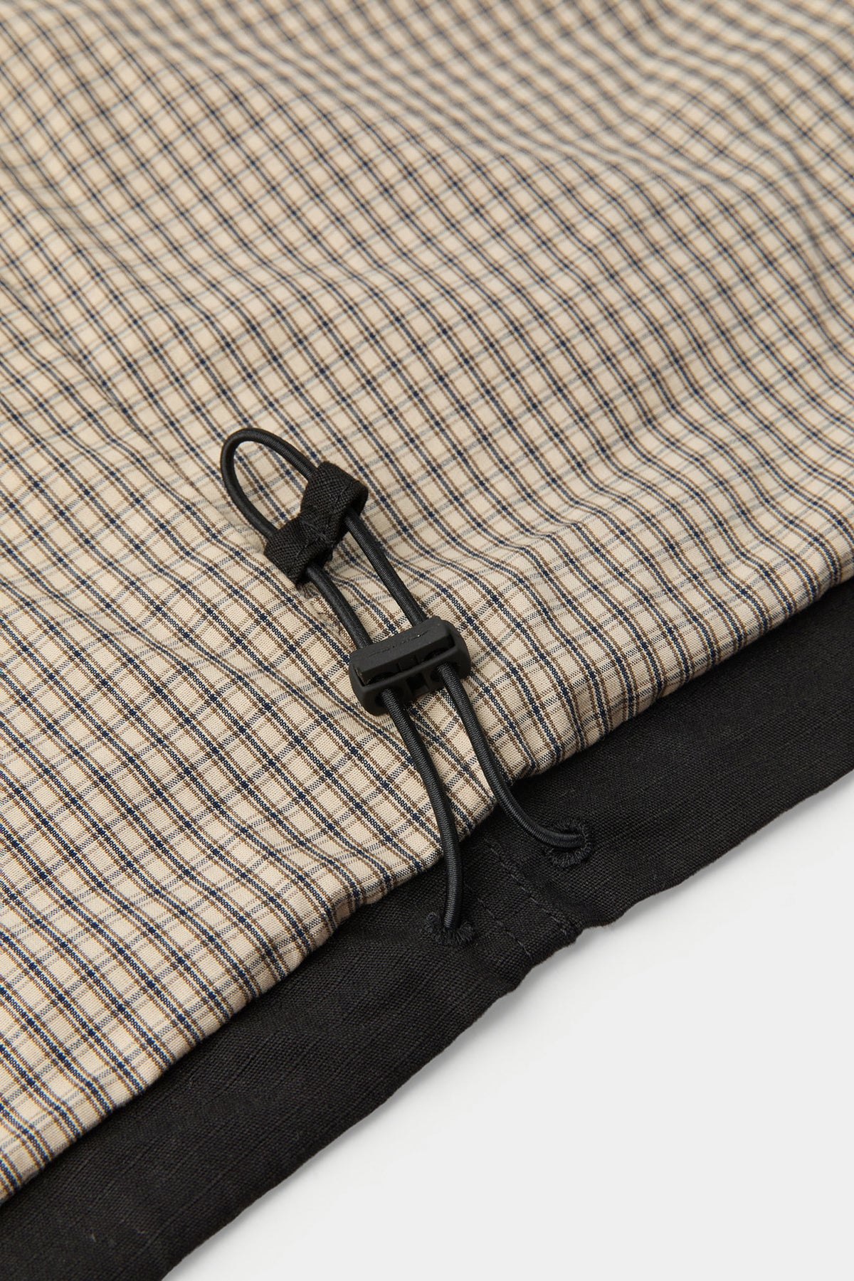 COOR, Stand collar cotton washed jumper, Washed black