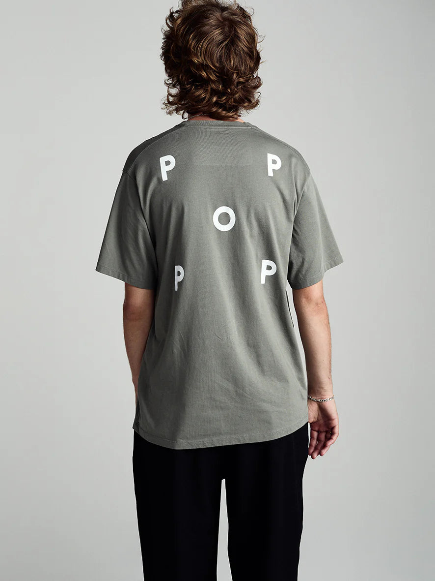 Pop Trading, LOGO T-SHIRT, AGAVE GREEN